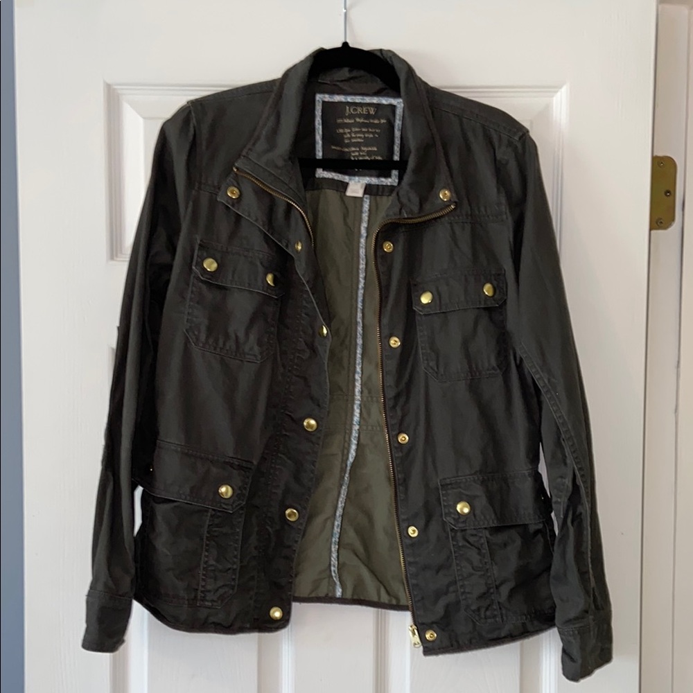 J.Crew Olive Green Utility Jacket